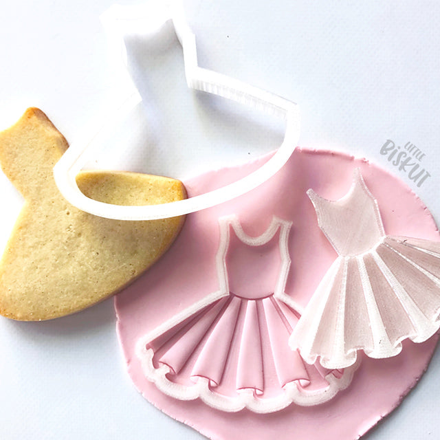 Tutu dress stamp and cutter set